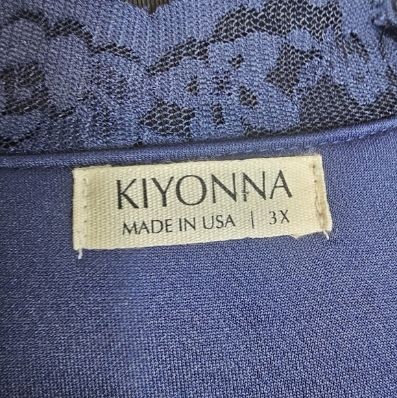 NWT Kiyonna blue lace dress size 3X - Picture 7 of 8